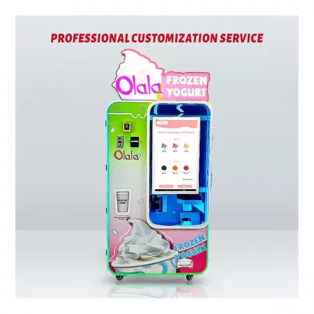 Máquina expendedora inteligente de helados - Fresco y 24 / 7